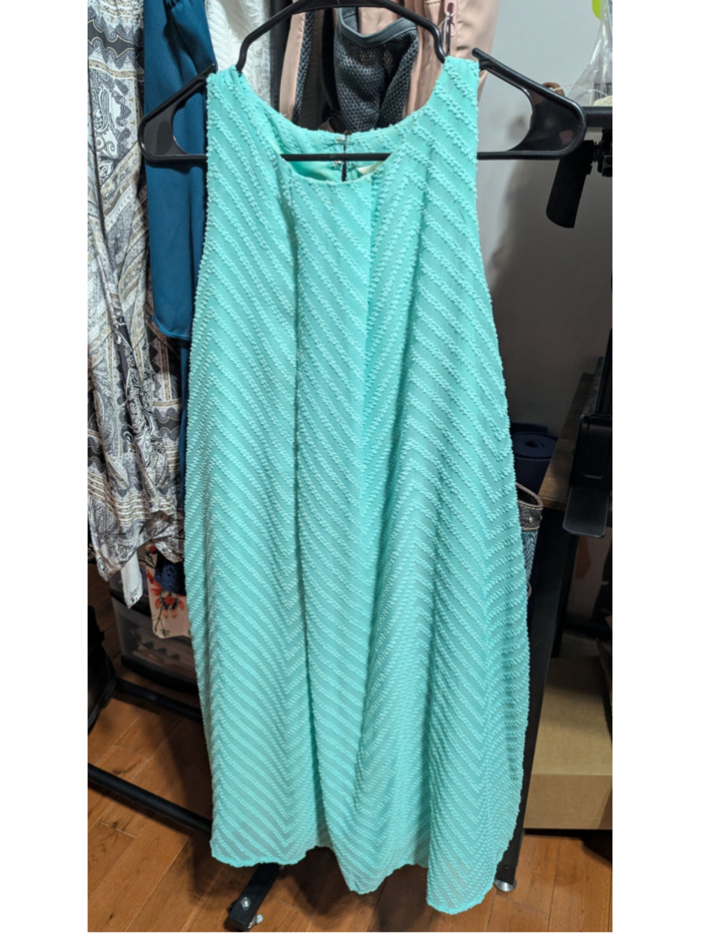 Spring Mint Maternity Dress | Nursing Friendly | Size Medium
